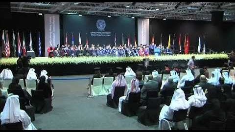 Georgetown University in Qatar Commencement 2013