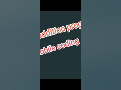 lecture 5 simple addition program in c programming #viral #coding # ...