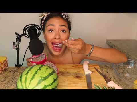 ASMR M0UTH SOUNDS CON FRUTA / EATING / MUKKBANG