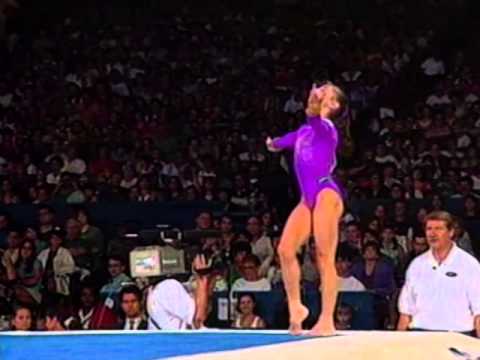 Dominique Moceanu Floor Exercise 1995 U S Gymnastics