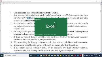 Qualitative Explanatory Variables regression Models