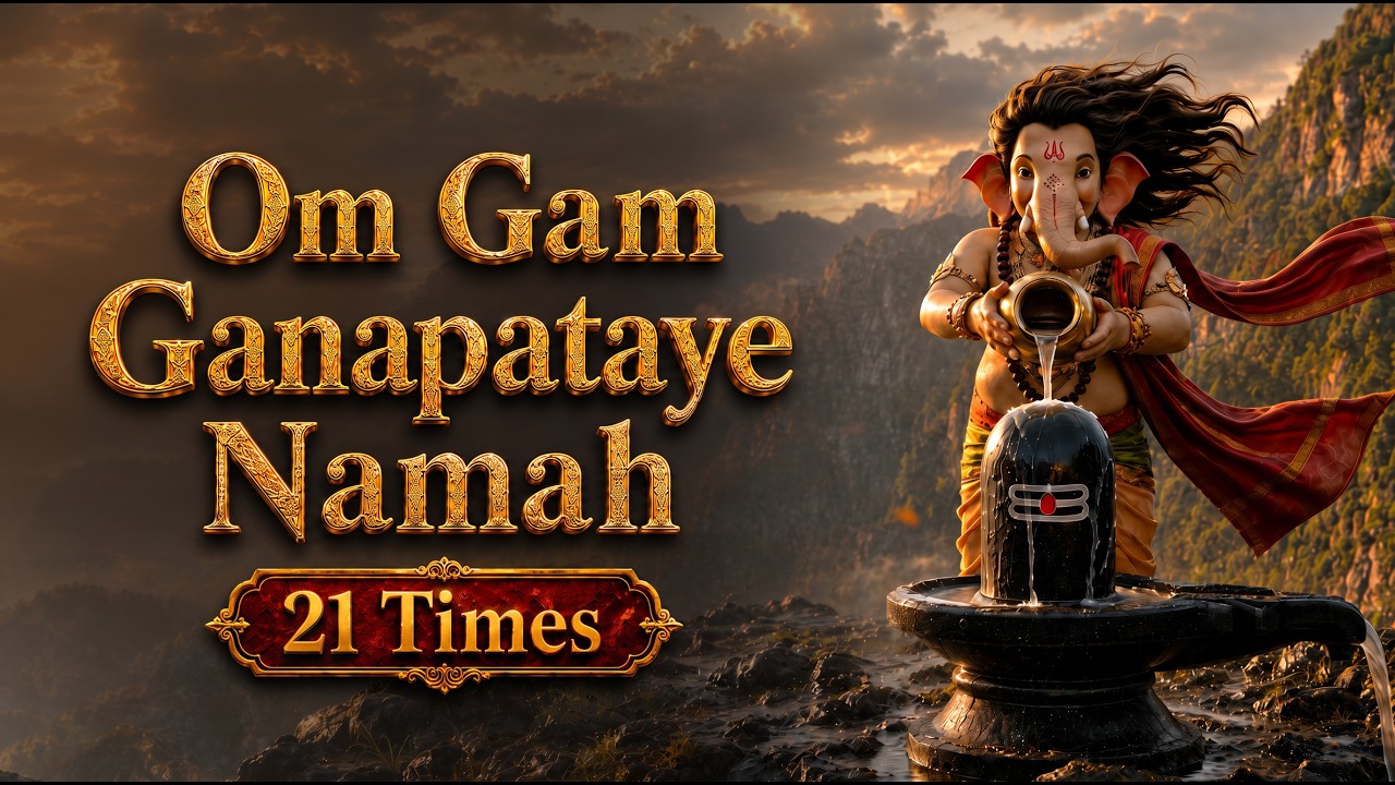 Om Gam Ganapataye Namah — 21 Times