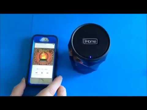 iHome iBT74 Color Changing Bluetooth Rechargeable Speaker System Review