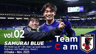 Team Cam vol.02｜ミャンマー代表戦の舞台裏｜＠Osaka – Nov 2023｜SAMURAI BLUE