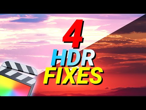 4 Ways To FIX HDR Content In Final Cut Pro