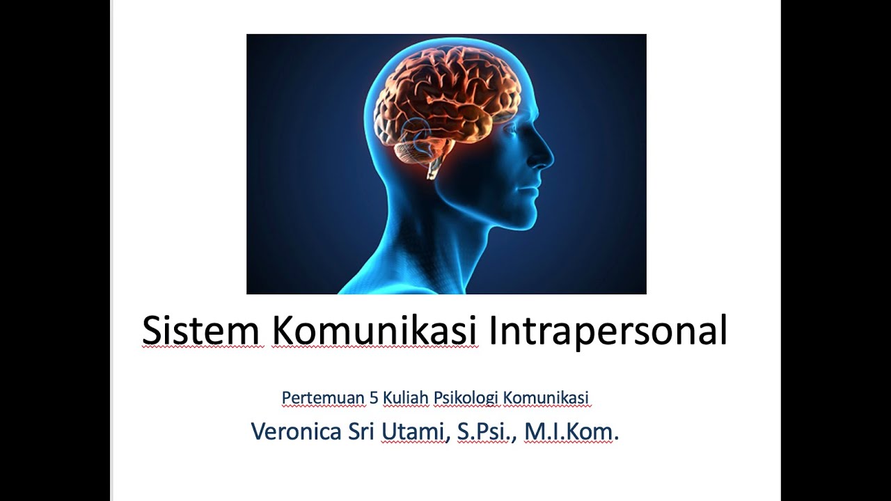 Psikologi Komunikasi: SENSASI, PERSEPSI, ATENSI, MEMORI dan BERPIKIR dalam KOMUNIKASI INTRAPERSONAL