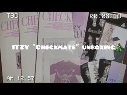 Itzy “Checkmate” распаковка🎀k-pop unboxing