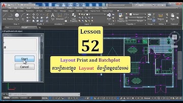 Learn with ME|Study|Autodesk|AutoCAD 2017|Lesson 52|Layout Print, Batchplot