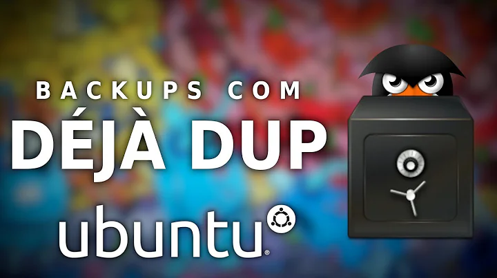 Backups automáticos com déjà dup