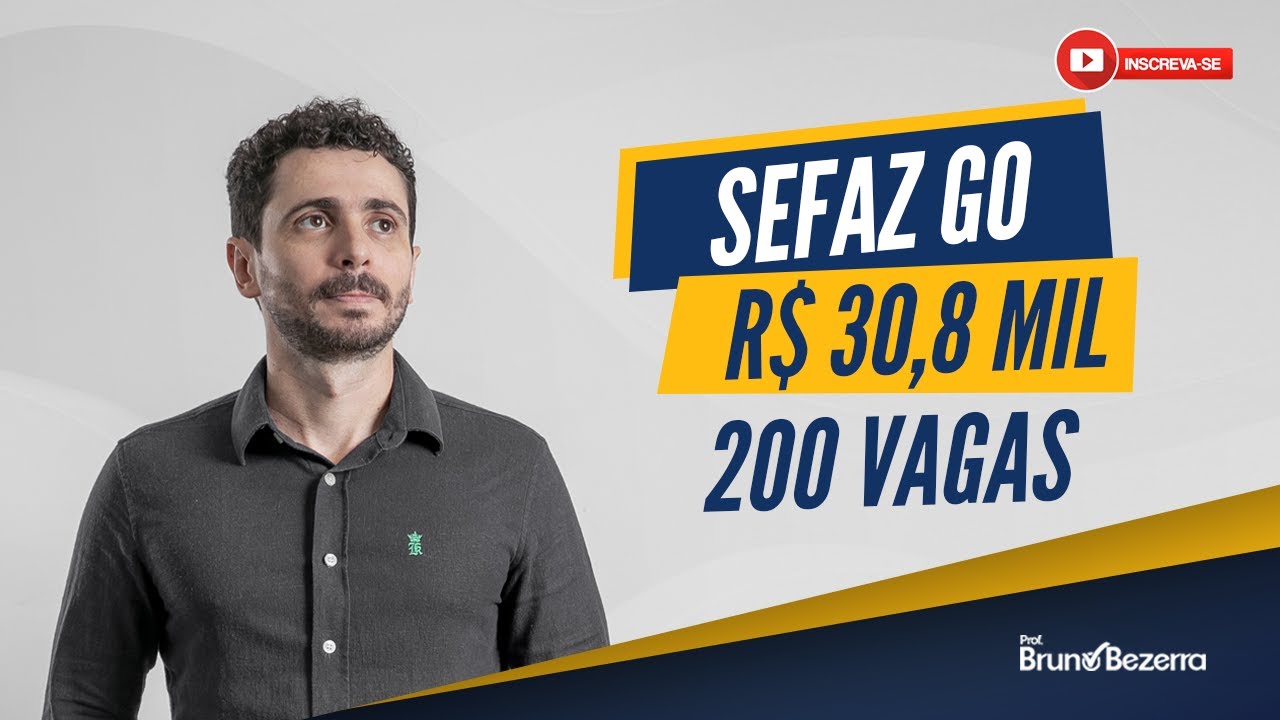 SEFAZ GO: concurso de Auditor Fiscal autorizado com 200 vagas!