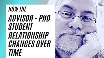 How the relationship between advisor and PhD student develops over time #phd #phdlife