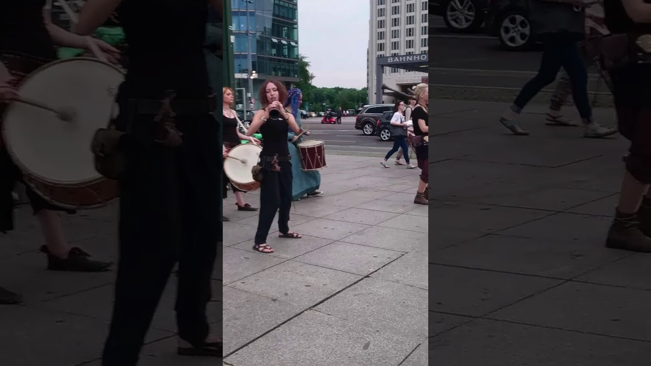 Уличные музыканты в Берлине