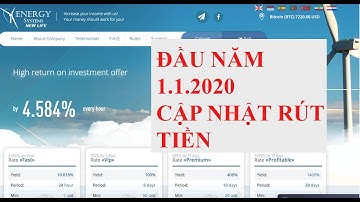 energysystems Min 1$ vẫn rút tiền cho ngày đầu năm mới 1.1.2020 | HYIP cập nhật rút tiền mỗi ngày
