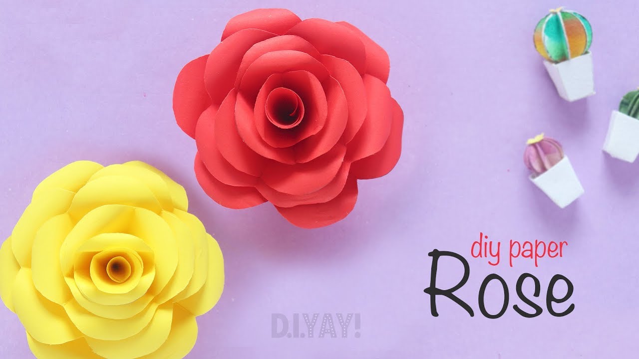 How to Make Paper Flowers | Flower Making | DIY Paper Flowers