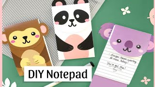 DIY notepad | how to make notepad at home | diy paper school supplies #diynotepad