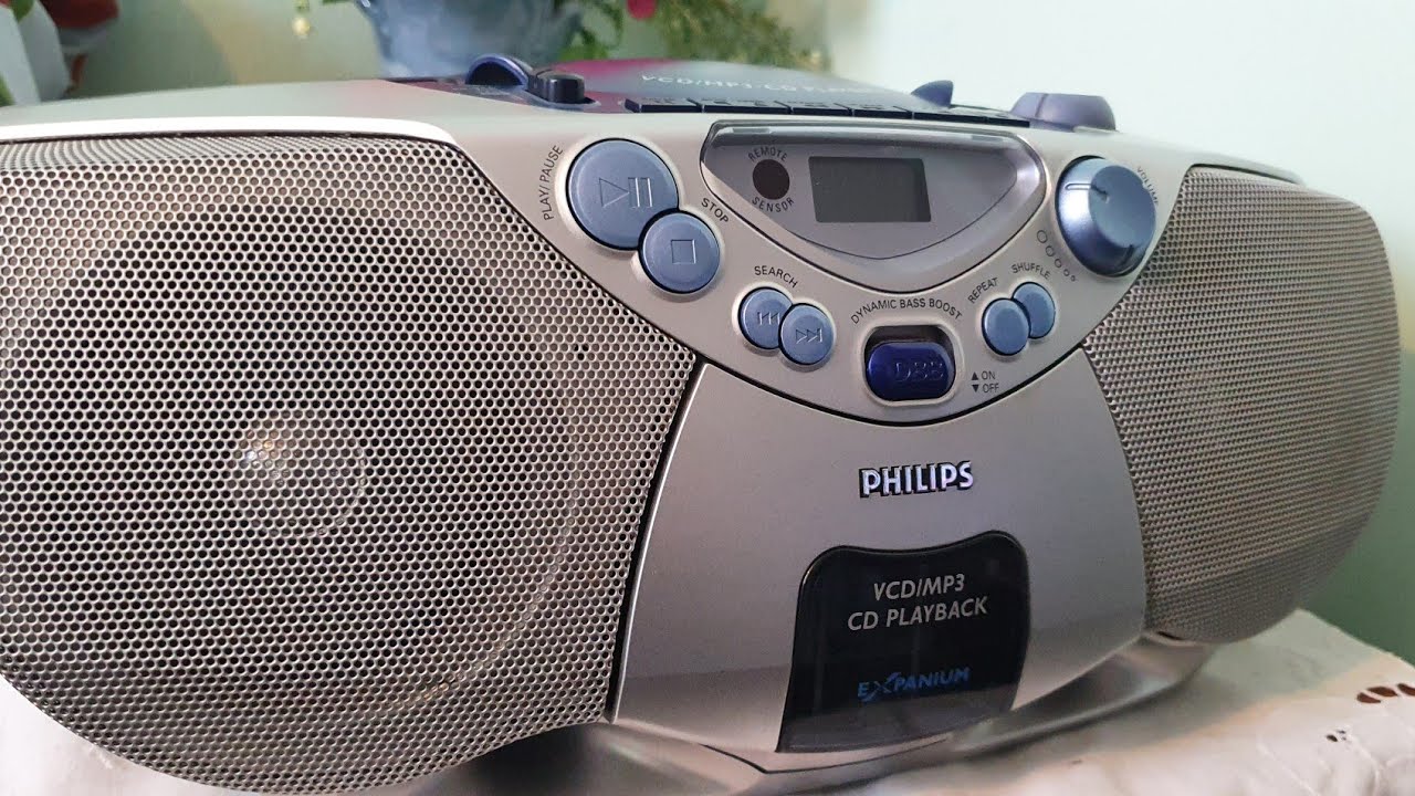 HERMOSA RADIO PHILIPS CD CASETERA Y RADIO AM Y FM Y SUS FUNCIONES 