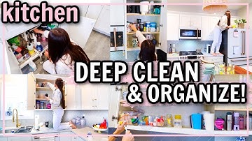 EXTREME KITCHEN CLEAN WITH ME! DEEP CLEANING MOTIVATION 2021 | KITCHEN ORGANIZE | Alexandra Beuter