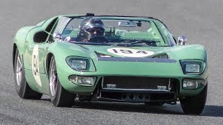 CLASSIC AUTO RACING  RARE and ORIGINAL FORD GT40 in Action
