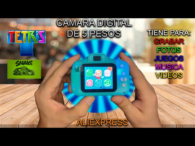 Cámara Digital para Niños / Cámara de Juguete ¿Vale la pena? 