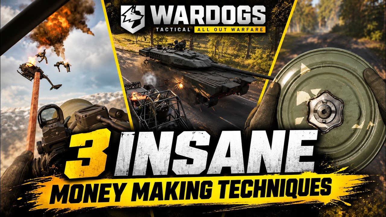 ⁣3 INSANE Money Making Techniques in War Dogs