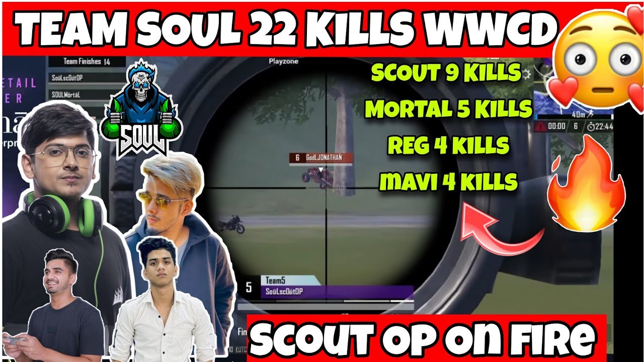 SOUL DOMINATION ❤️ 22 KILLS CHICKEN DINNER 🔥 | Scout MortaL Rega Mavi On Fire 🔥 | SkyEsports 