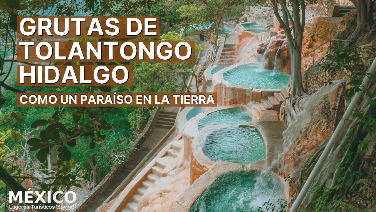 Grutas de Tolantongo in Hidalgo Mexico | Hot Springs | Basalt Prisms |  Turquoise River - YouTube