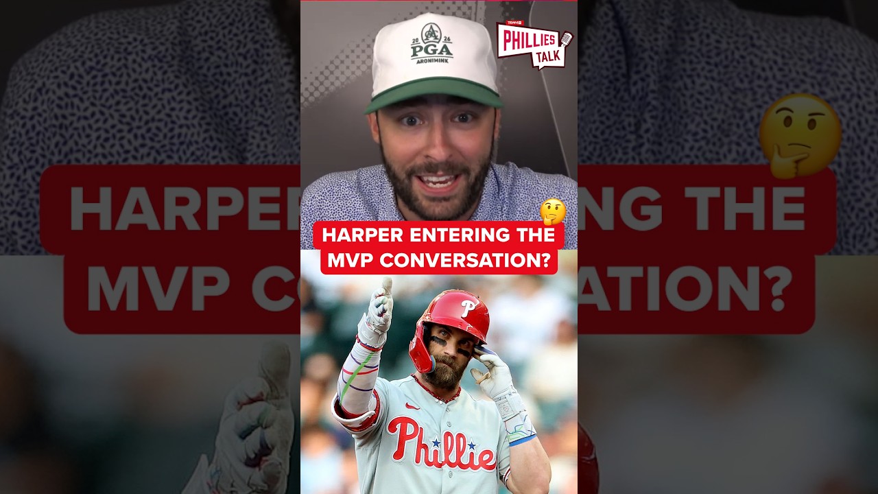 Has Bryce Harper entered the MVP conversation with his hot play in August? #phillies