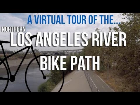 Los Angeles River Bike Path Ride Through | Elysian Valley Bicycle & Pedestrian Path