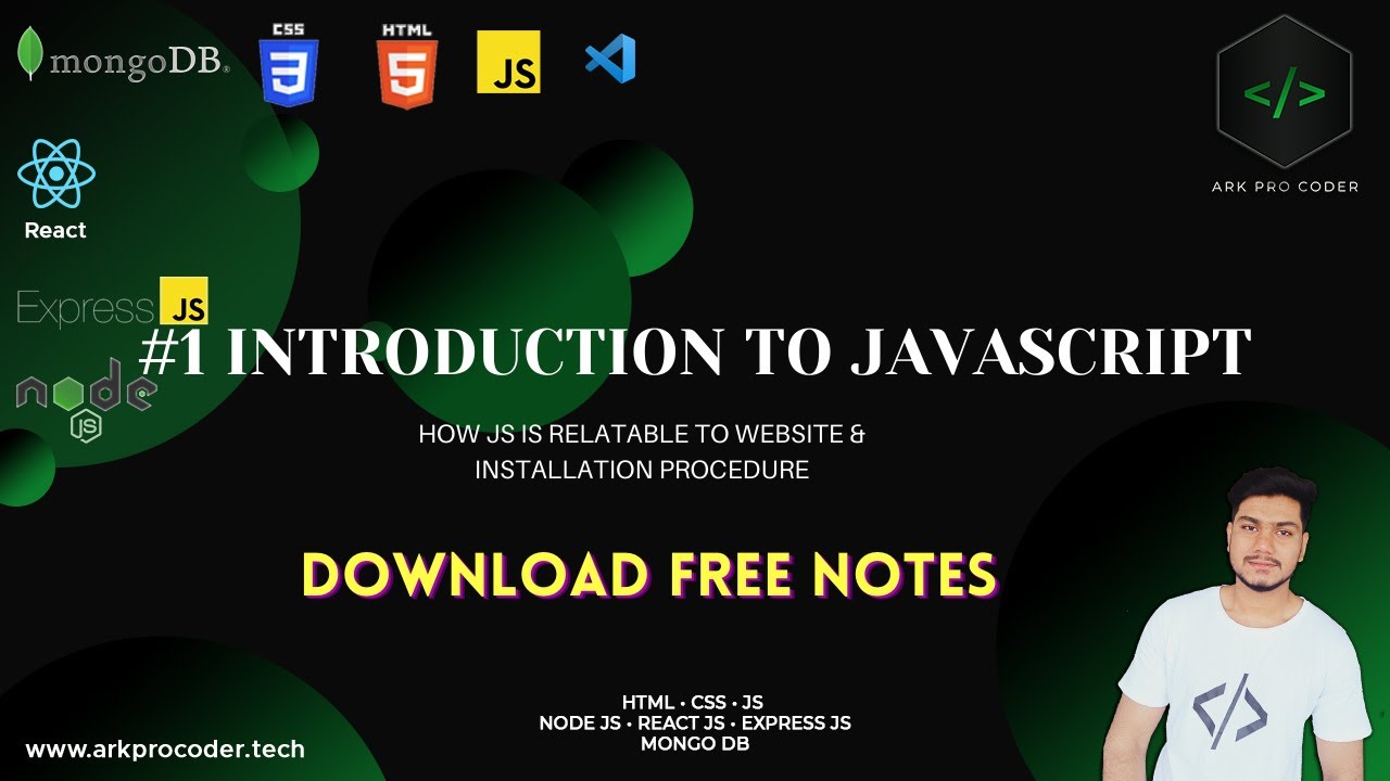 #1 INTRODUTION TO JAVASCRIPT - YouTube