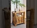 Wabi-Sabi Solid Wood Cabinet – Natural Finish Sideboard for Home or BnB #homedecor #HomeImprovement