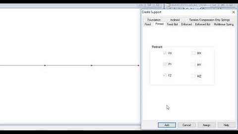 Staad Pro for beginners (episode 7). Analysis of a continuous beam loaded with Uniform Load .