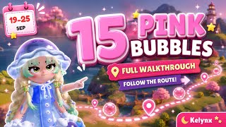 Heartopia Weekly Pink Bubbles 🎀 All 15 Locations | Sep 19–25 Complete Guide News
