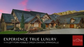 11 N Left Fork Hobble Creek Canyon  Executive Home for Sale in Springville