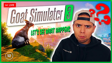 🔴 GUNDRIX CONVINCED ME TO TRY THIS GAME!! 😅 | GOAT SIMULATOR 3