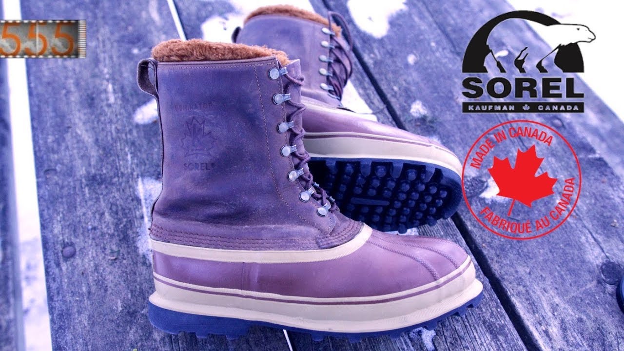 Sorel Dominators: Winter Boots from the Good Old Days by 555 Gear - YouTube