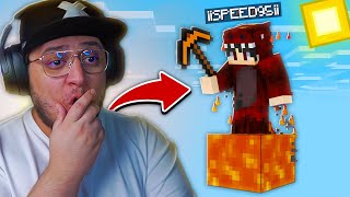 ماين كرافت ‫بس عندي بلوك واحد من اللافا !!🔥 | One Lava Block 😱