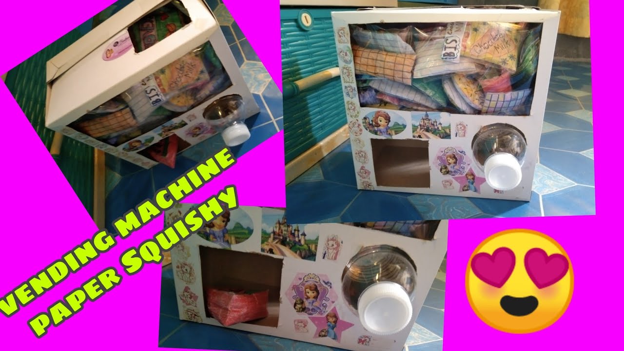 Paper Squishy Vending machine!!! +Shout out update | Roanne Maye Vlogs ...