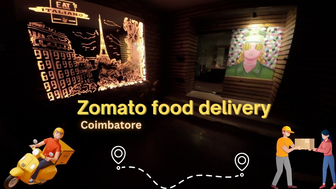 Zomato Food Delivery In Coimbatore 😊| Customer Gave Me Tip | #zomato #fooddelivery