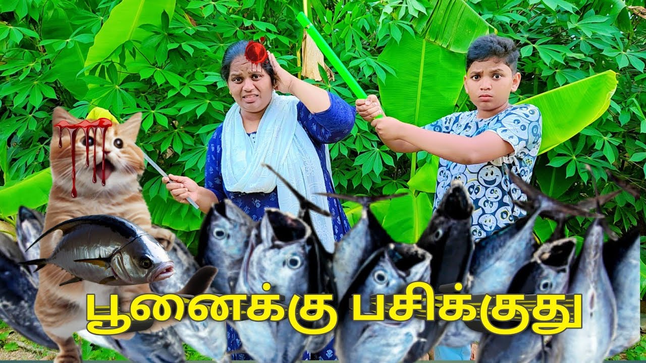 பூனைக்கு பசிக்குது🐈‍⬛🐈🐟🤷‍♀️ | comedy video | funny video | Monika miniature cooking