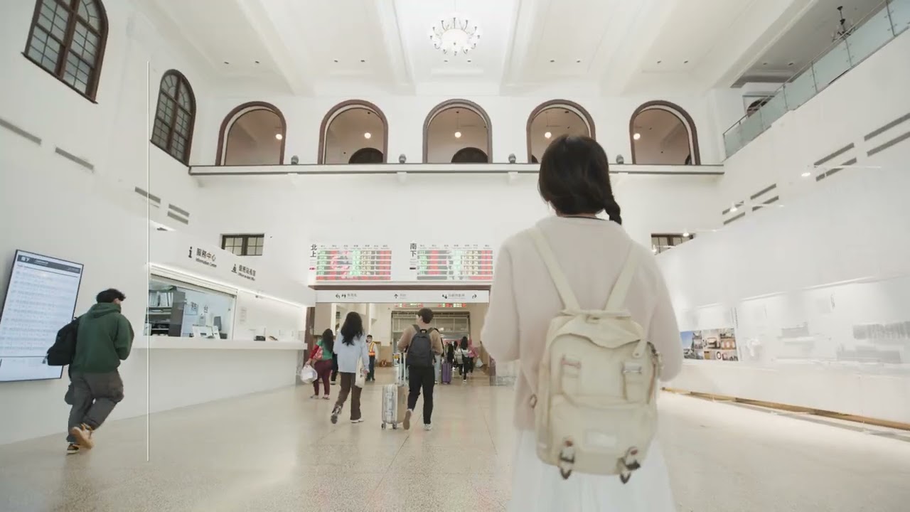 台南火車站微改造 _ 台南。進站中