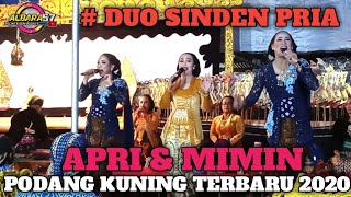 apri mimin terbaru 2020-duo sinden pria | podang kuning | mbak iin live wates jambewangi pakis