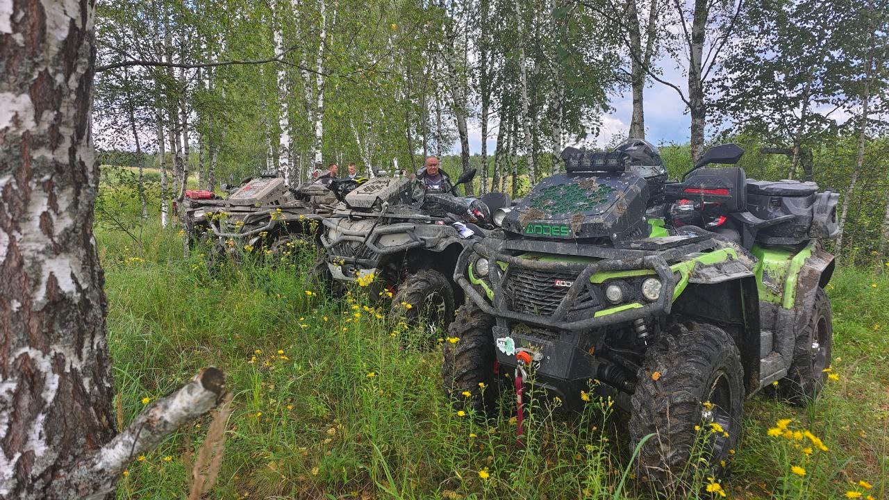 Грязевые ванны! 4 квадра и 74 км приключений 