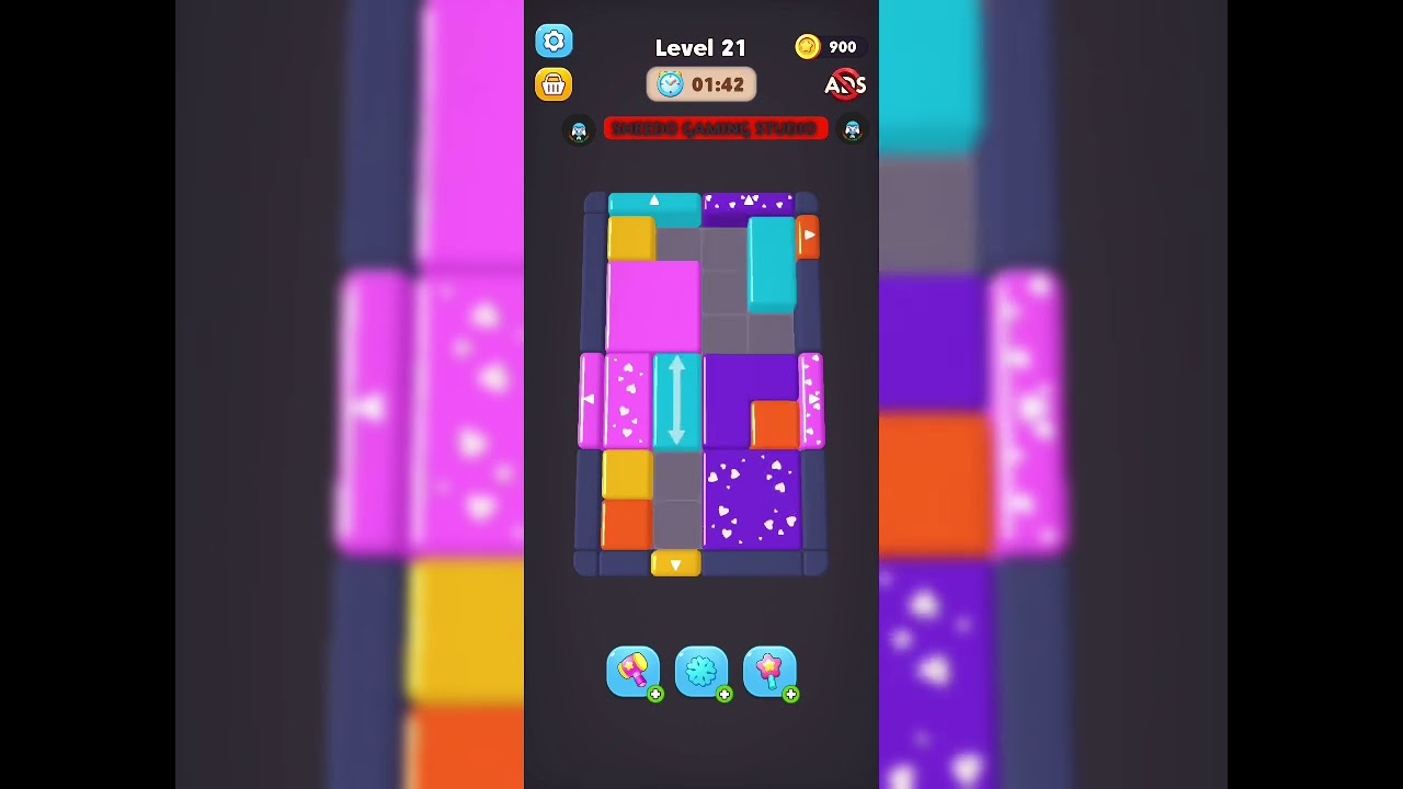 Slide Jam : Block Puzzle Level 21 | Gameplay Solution |