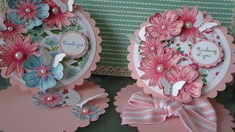 ~Easy Circle Easel card~ Stampin