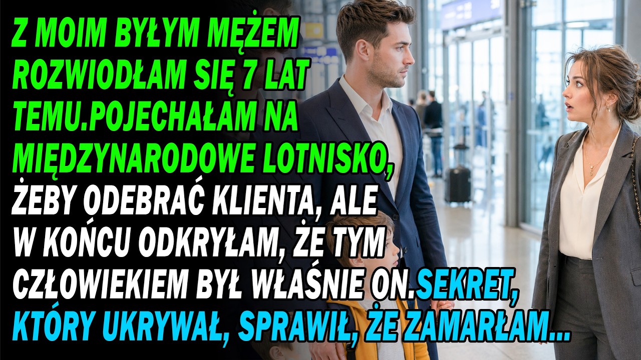 Siedem lat po rozwodzie stałam na lotnisku z tabliczką: „Grupa Wektor, prezes Majewski". Mężczyzną, na którego czekałam, był mój były mąż. Gdy wyszedł z bramki, serce uderzyło mi w gardle....
