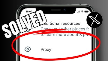 How to disable the proxy setting on Twitter