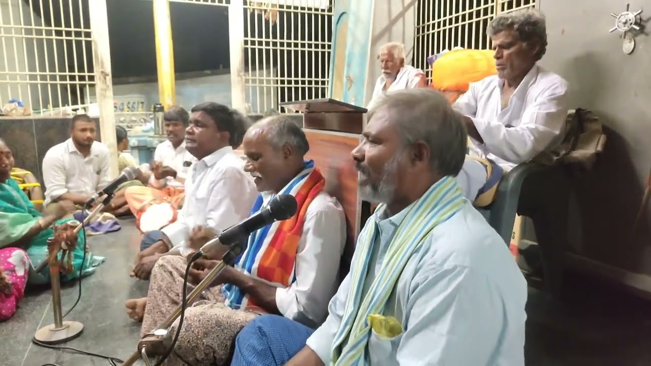 గోటూరు గ్రామంలో భజన కార్యక్రమం#ఉయ్యాల పూల ఉయ్యాల గంగమ్మ తల్లికి#భజన 