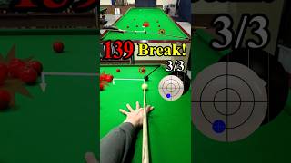 139 Break! | Snooker Practice POV with Shot Annotations (Part 3/3)
