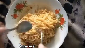 Algoritma deskriptif dalam membuat mie goreng
