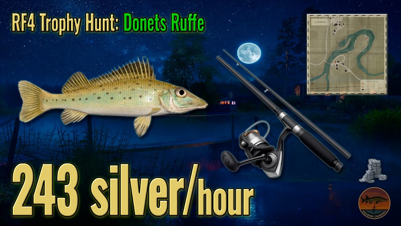 🎣 Donets Ruffe on Winding Rivulet | Feeder Loop Rig Guide + Coordinates ...